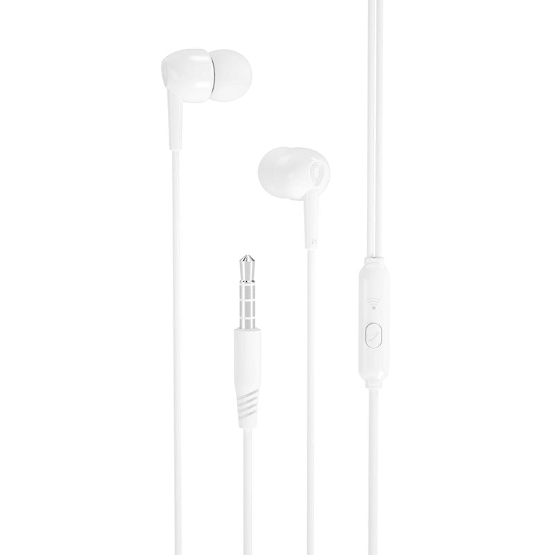 CUFFIA STEREO AURICOLARE CON FILO E MICROFONO JACK 3,5 (XO-EP38)