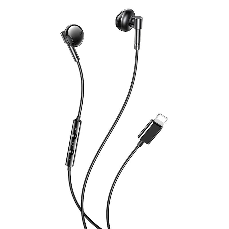 CUFFIA STEREO AURICOLARE CON FILO E MICROFONO LIGHTNING (XO-EP61)
