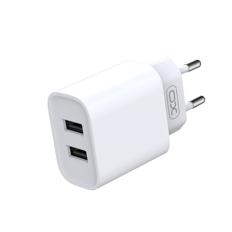 Caricabatterie rete 2 X USB XO 2,1A (CE02C)
