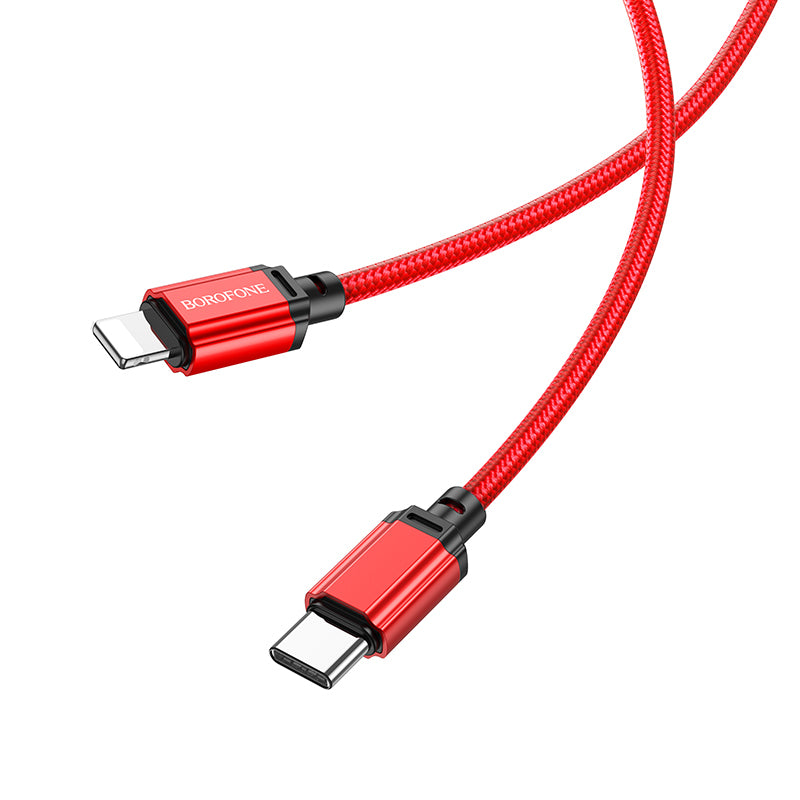 Cavo dati USB-C/LIGHTNING 1 metro in corda PD 20W (BOROFONE BX87)
