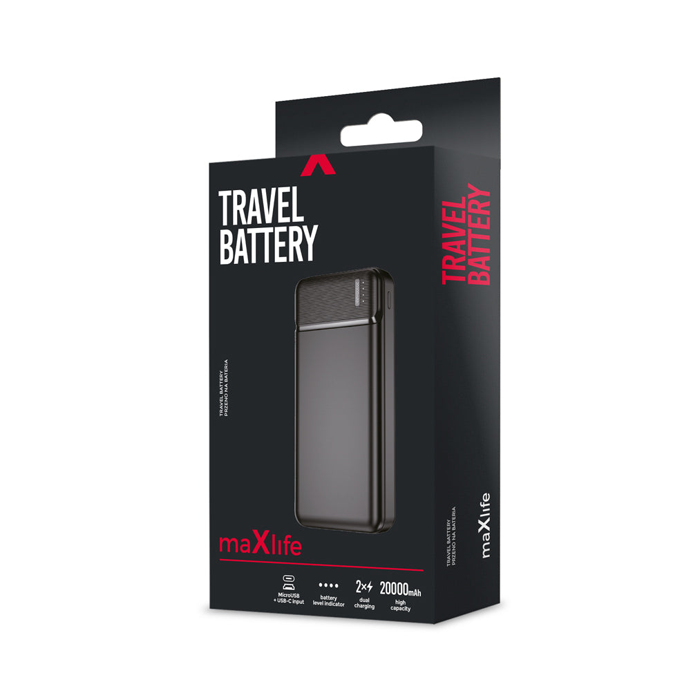POWER BANK 20.000 mAh MAXLIFE