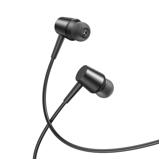 CUFFIA STEREO AURICOLARE CON FILO E MICROFONO JACK 3,5 (XO-EP57)