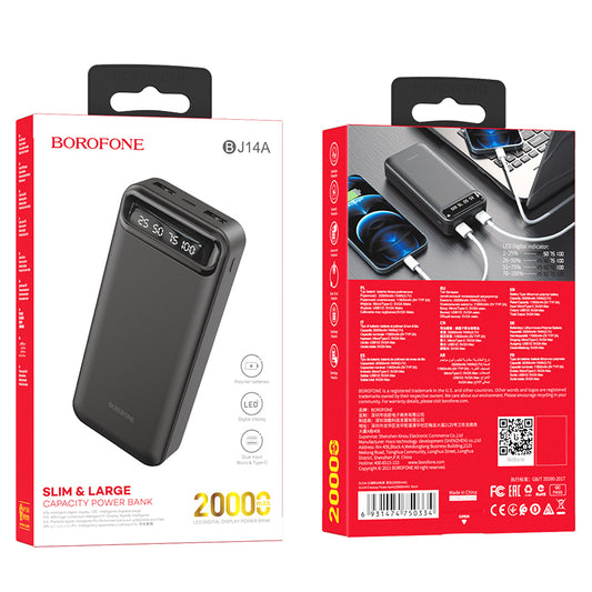 POWER BANK 20.000 mAh BOROFONE