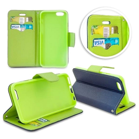 CUSTODIA A LIBRO MAGNETICA CON CLIP APPLE IPHONE 7/8/SE