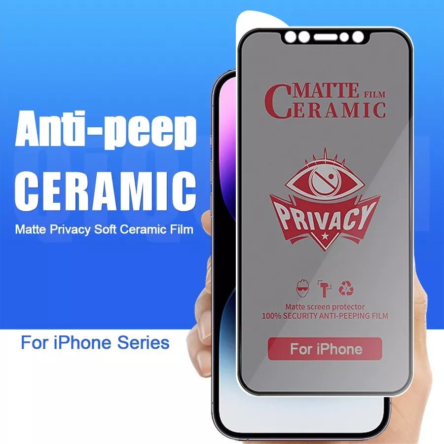 PELLICOLA VETRO CERAMICA ANTIURTO XIAOMI REDMI NOTE 13 PRO PLUS 5G PRIVACY OPACA