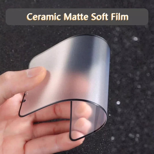 PELLICOLA VETRO CERAMICA ANTIURTO XIAOMI REDMI NOTE 9 TRASPARENTE OPACA