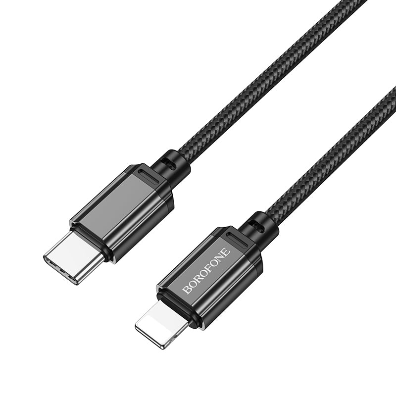 Cavo dati USB-C/LIGHTNING 1 metro in corda PD 20W (BOROFONE BX87)