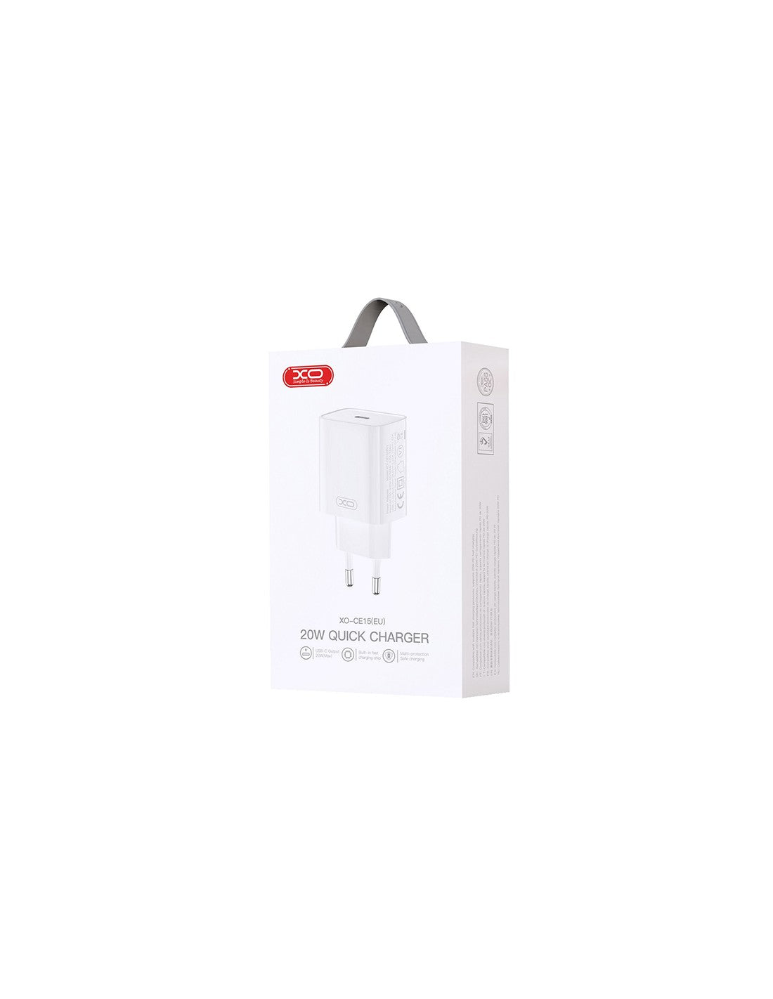 Caricabatterie rete 1 X USB-C 20W QUICK CHARGER (XO-CE15)